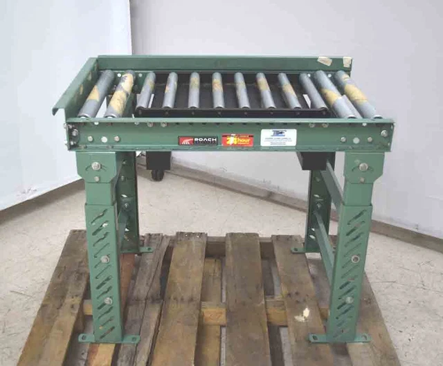 Roach Roller Conveyor Section w/ Mettler Toledo Scale 5VDC Cap.:300 lbs Adj-Legs