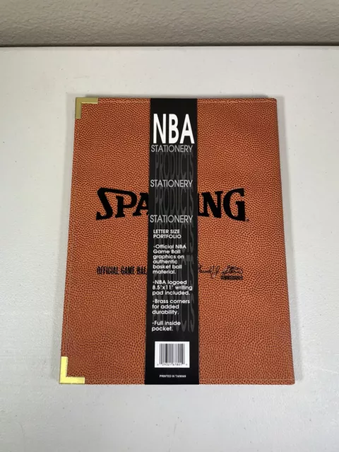 Spalding NBA Basketball Stationery Individual Business Card Folder Holder