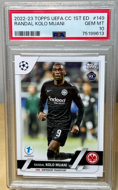 RANDAL KOLO MUANI * PSA 10 * 2022-2023 TOPPS UEFA 1st EDITION #49 ROOKIE FRANCE RANDAL KOLO MUANI * PSA 10 * 2022-2023 TOPPS UEFA 1st EDITION #49 ROOKIE FRANCE