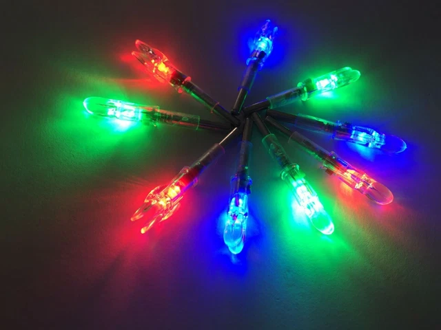 6PK Led Lighted Arrow Nocks for ID 4.2mm/165" for Victory Easton G-Uni shafts 2