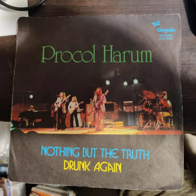 Procol Harum ‎– Nothing But The Truth 45 Giri 1974  Italian issue VG++