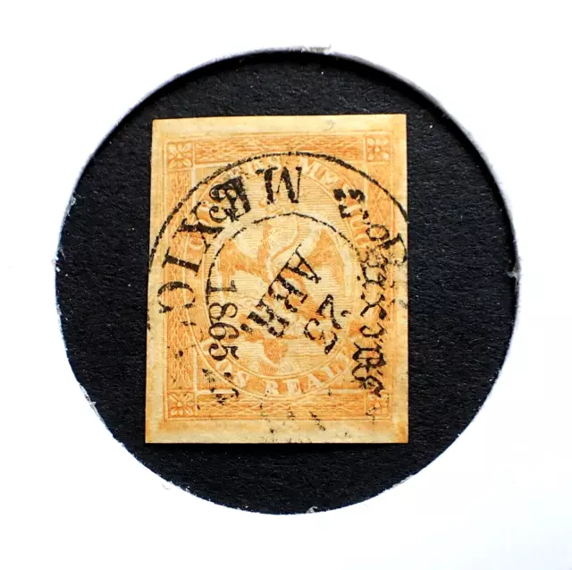 Mexico Mexique / Classic Stamp 1864 / 2 R