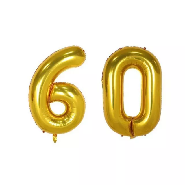 Foil 60 Numero Palloncini Numero 60 Eventi 60 Anni Donna Digitale