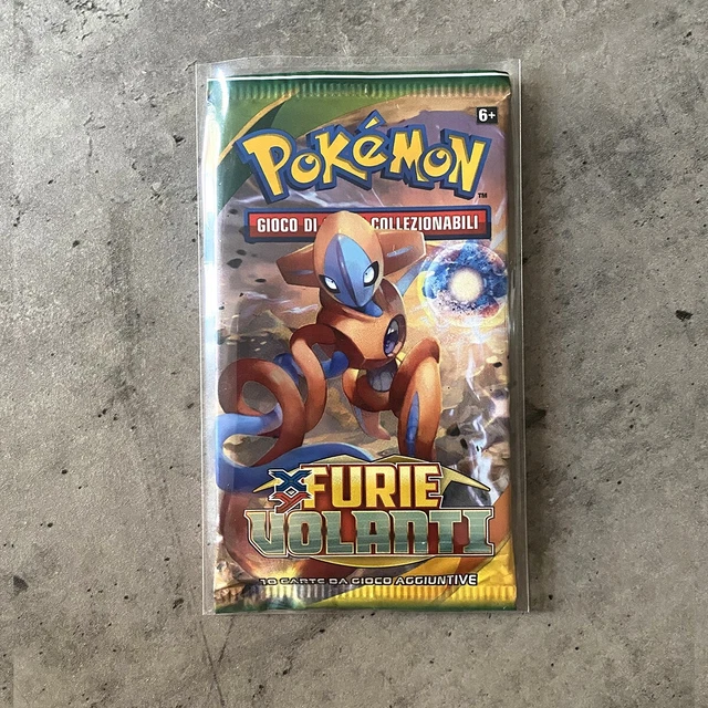 🔥 BUSTINA CARTE XY FURIE VOLANTI ITA SEALED Pokemon X1 Booster random art lotto