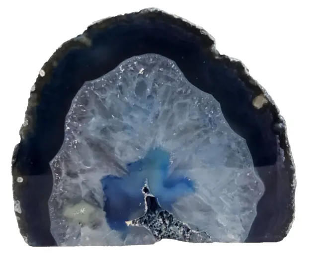 Achatgeode Amethyst  Druse Kristall Edelstein Achat Geode Bergkristall Quarz