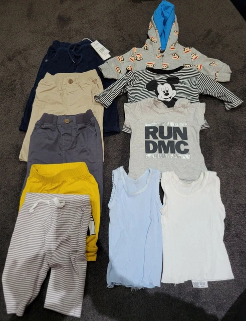 BULK 10 Pieces KIDS Clothes Size 0-000 Tops, Jacket, Pants