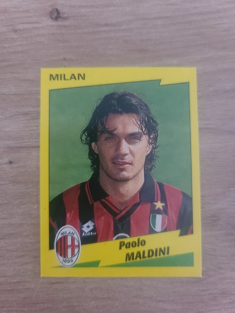 STICKER PANINI CALCIATORI 1993-1994 PAOLO MALDINI MILAN # 367 RECUP REMOVED