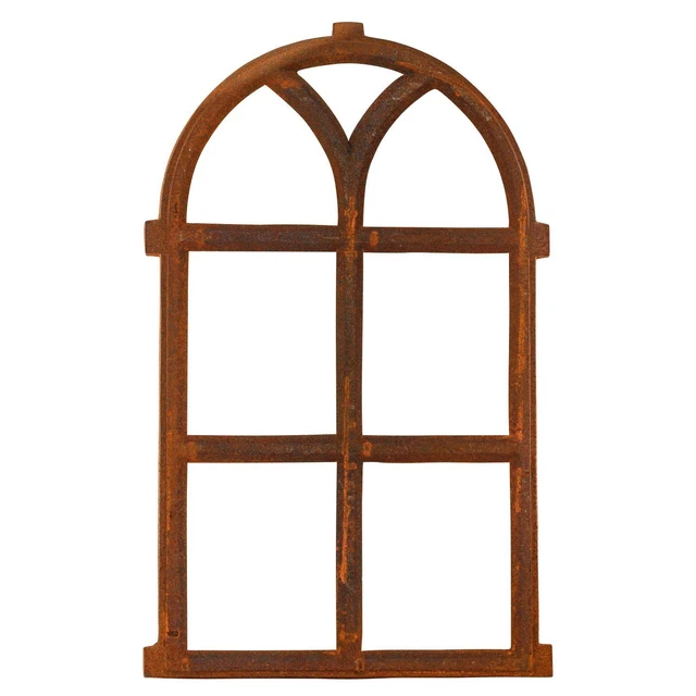 Ventana del granero de hierro estilo antiguo 68cm x 40cm