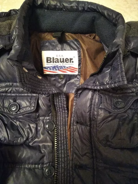 Giubbotto Bambino , Marca BLAUER, Come Nuovo, Taglia 6 Anni, Colore Blu 2