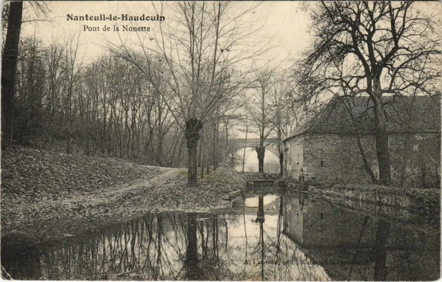 CPA NANTEUIL-le-HAUDOUIN Pont de la Nonette (130711)