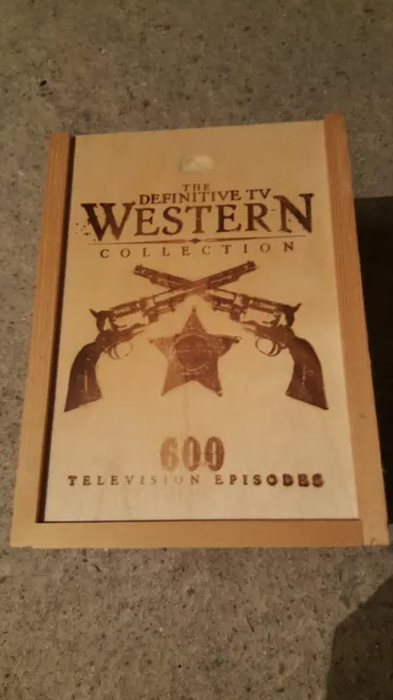 The Definitive TV Western Collection DVD Wooden box