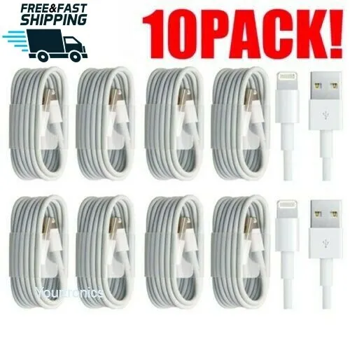 10x Fast Charging Cable Quick Charger Charge Power Sync Cord Bulk Wholesale