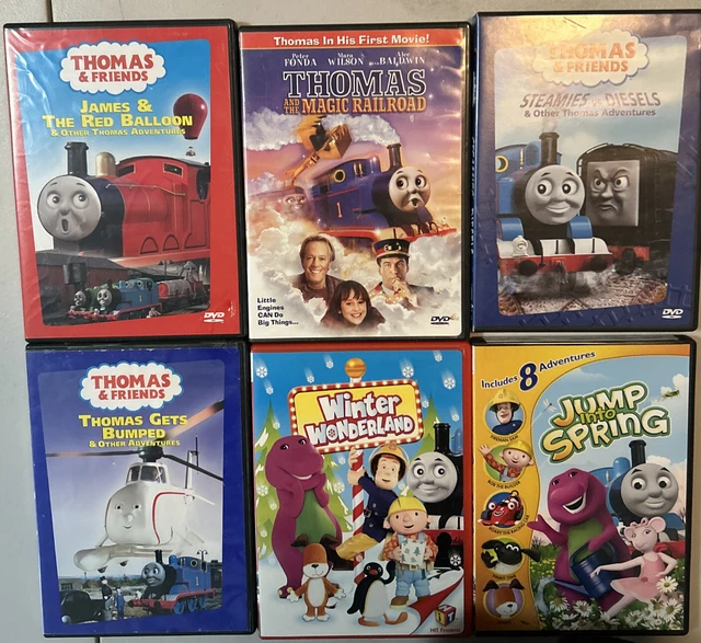 THOMAS THE TANK Engine And Friends DVD Lot Of 6 Children's Movies 30.