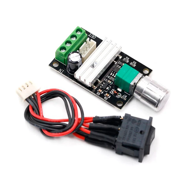 DC 6V 12V 24V 28V 3A PWM Motor Speed Controller Adjustable Speed DC Motor