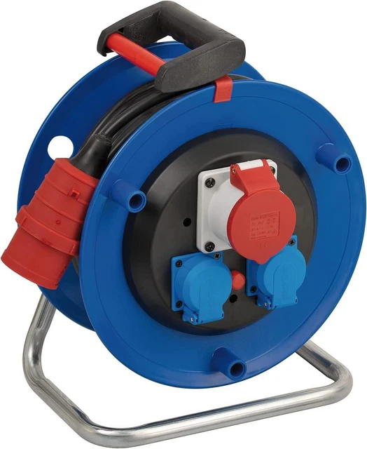 Quemadera Garant CEE 1 tambor de cable 1182730 400V, 16A, con 3 polos, plástico