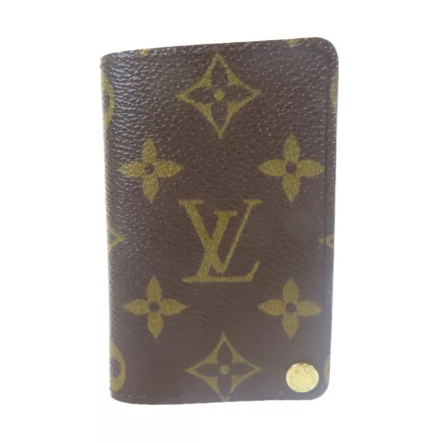 LOUIS VUITTON GHW Porte Cartes Credit Pression Card Case #M60937 Monogram Brown