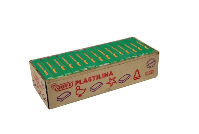 Jovi – Box of Clay, 15 Tablets 350 gr, Dark Green (7211)