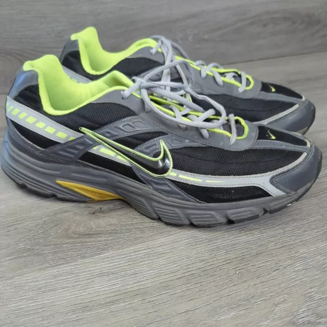 NIKE INITIATOR MENS Size 14 394055-023 Neon Black Grey Athletic Sneakers $24.99 - PicClick