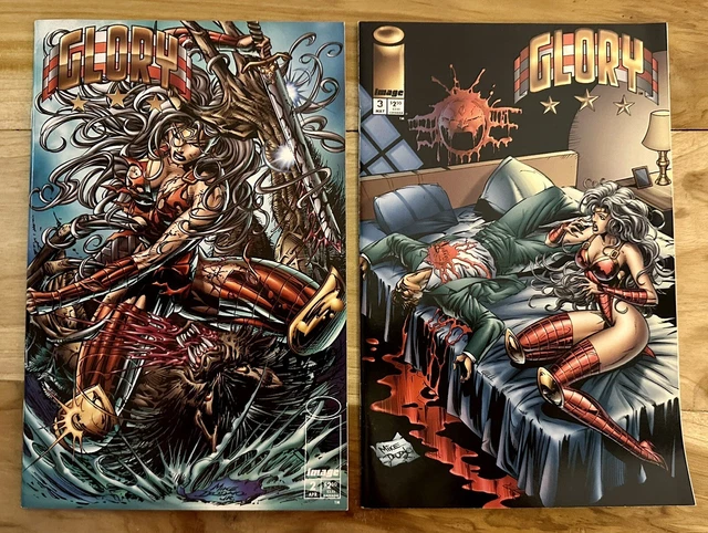 Glory #2 & #3 (Image Comics, 1995) VF