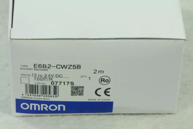 1PCS New Omron E6B2-CWZ5B 100P/R Rotary Encoder E6B2CWZ5B