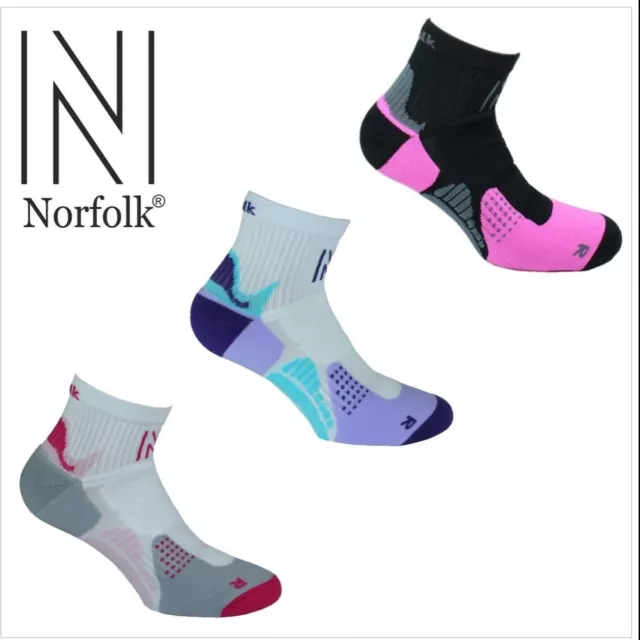 Norfolk Running Microfiber Cushioned Ladies Sock Style: BRISCO