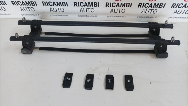 Fiat Uno 5 porte - coppia barre portapacchi trasversali a morsa