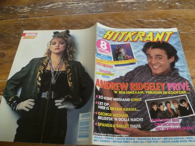 Hitkrant 1985: Wham/Madonna/Bobby Socks/Duran/Spandau Ballet/Bowie/Prince