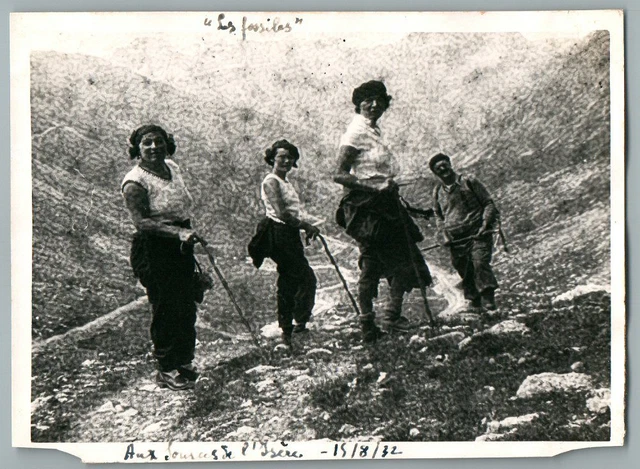 France, Aux Sources de l&#039;Isère  Vintage silver print.  Tirage argentique