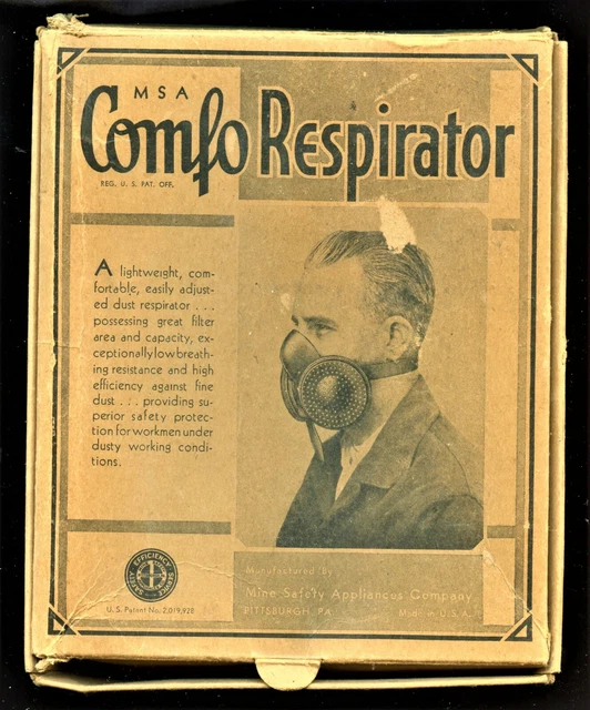M-S-A  COMFO RESPIRATOR Mine Safety Appliances Company Pittsburgh PA