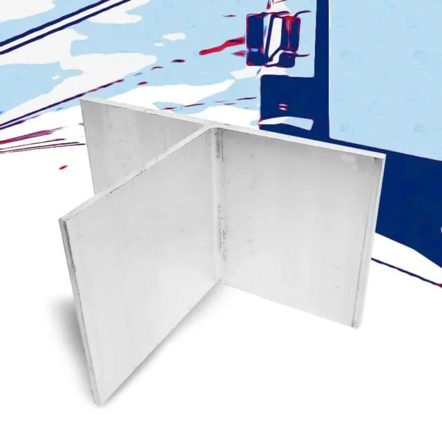 Universal Aluminum T Shape 4" Trailer Frame Crossmember End Clip Replacement