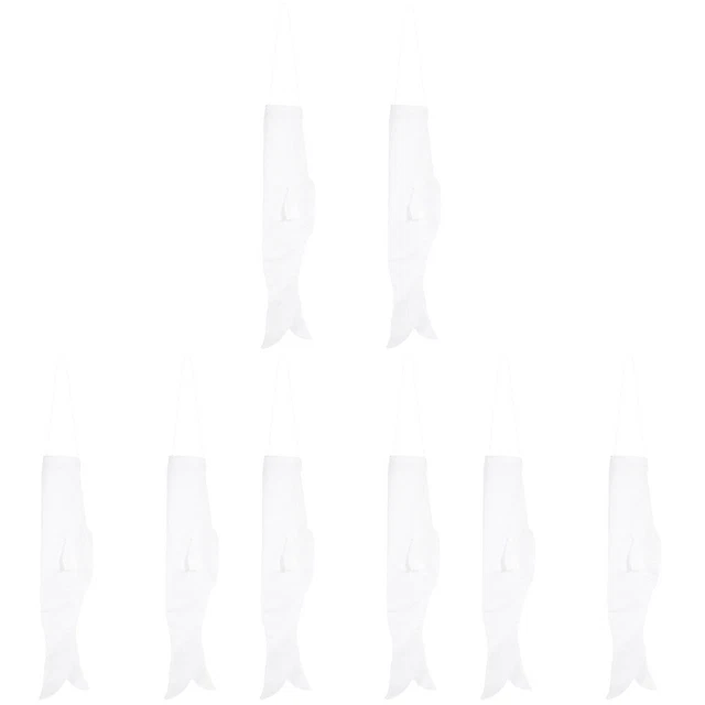 8 Stk DIY Kinder malen Windsack Hängedekoration Leerer Windsack Pro diy