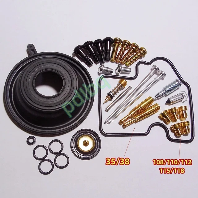 Keihin Fcr Carburetor Rebuild Kit CARBURATEUR RÉPARATION KIT For-Keihin Fcr Obliques Corps 28 32 33 35/37 Keihin Carburetor Rebuild Kit