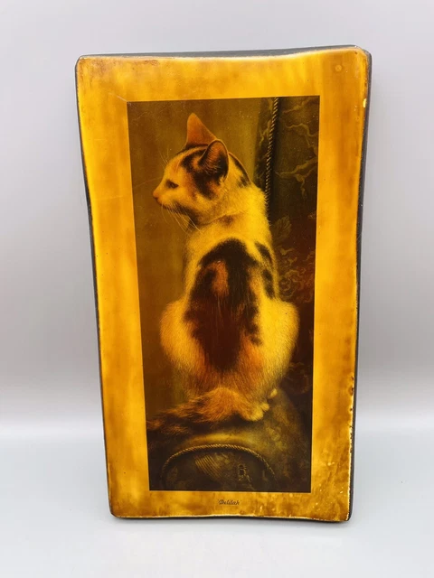 Stampa gatto immagine targa su legno ""Delilah"" immagini albero passato