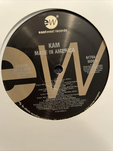G-RAP KAM NEVA Again LP Hip-Hop Vinyl Record Used 1990s