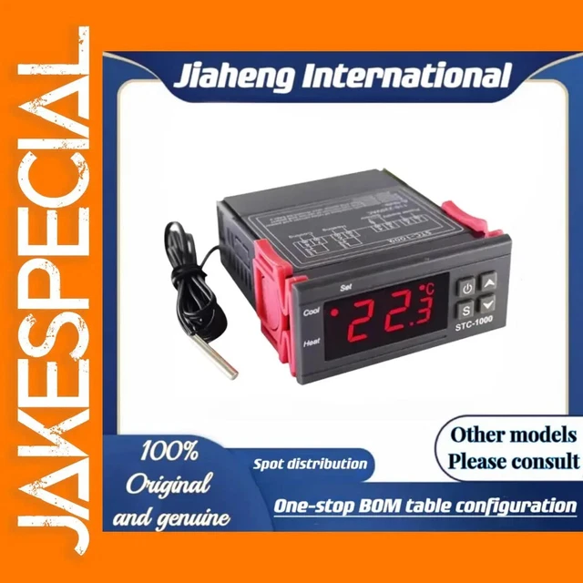 Termostato Meccanico Regolabile 0-60°C - Interruttore Temperatura Per Riscaldamento/Ventole - Pulsante Blu - Foto 2