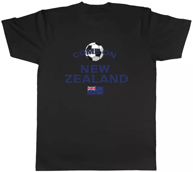 Mens T Shirt New Zealand Football Come On Sports Unisex Tee Gift