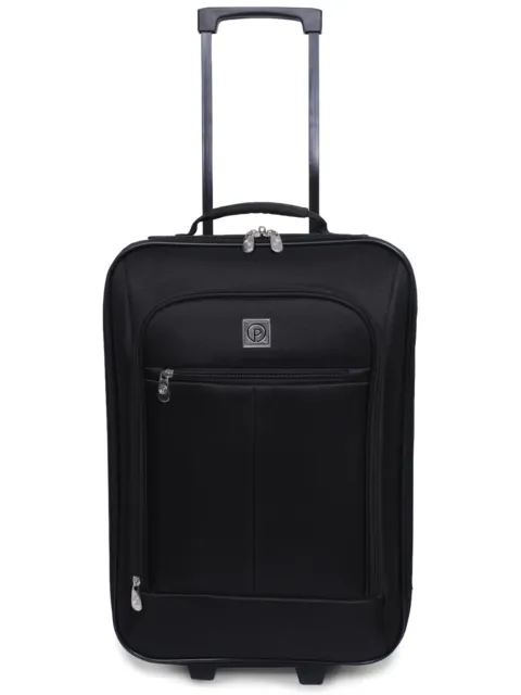 Protege Case 18" Softside Carry-on Luggage, Black Free Delivery