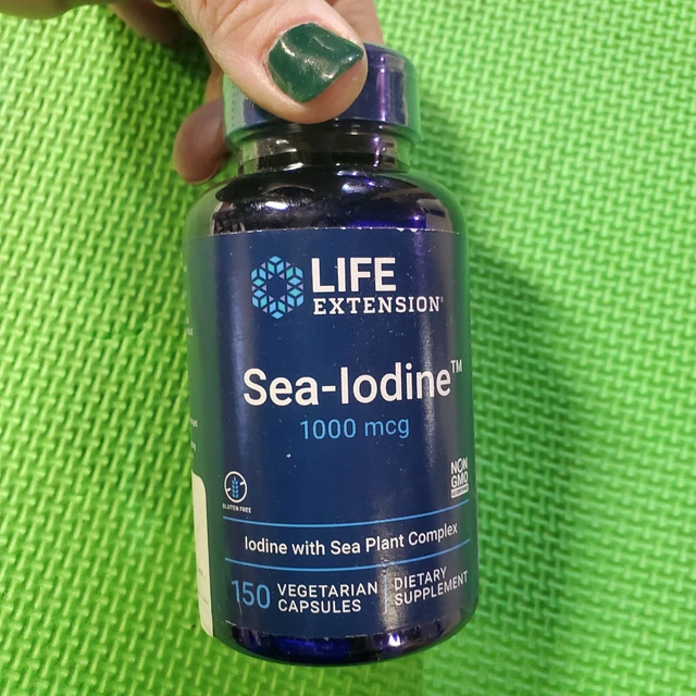 LIFE EXTENSION 1000 mcg SeaIodine Sea Plant Complex 150 Capsules exp5/2024 18.99 PicClick