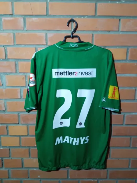 Mathys St. Gallen Home football shirt 2012 - 2013 Jako Trikot Mens Size M/L