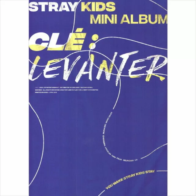 STRAY KIDS [CLE:LEVANTER] Album NORMAL LEVANTER Ver CD+Photo Book+Card SEALED