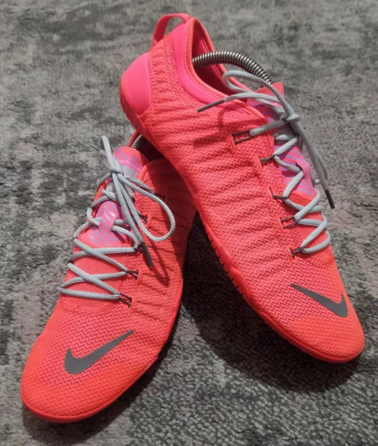 NIKE FREE 1.0 Cross Bionic Pink Trainer Minimalit Shoes Womens Sz