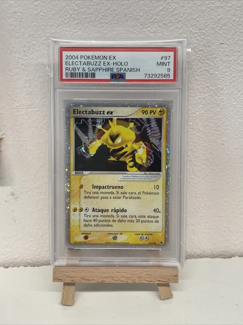 PSA 9 - Electabuzz Ex Ruby & Sapphire Spanish Mint Pokémon Card 97/109
