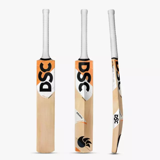 DSC Krunch 88 Kashmir Willow Cricket Bat for Mens (Short Handle)