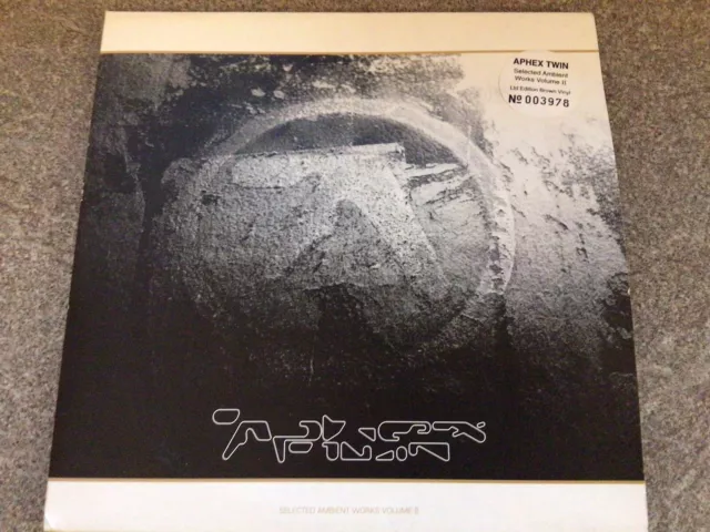 APHEX TWIN Selected Ambient Works II RARE BROWN 3XLP 33rpm 12" UK 1994 Ex