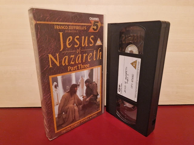JESUS OF NAZARETH Part 3 - Robert Powell - PAL VHS Video Tape (T7) EUR ...