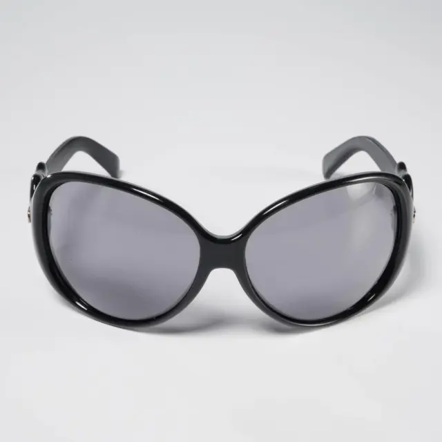 Vtg Fendi Curved Sunglasses Black Italy FS382 With Case *READ*