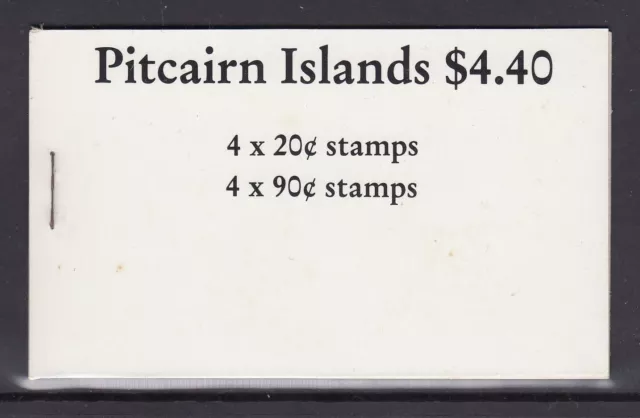 Pitcairn Islands - 1990  $4.20 Ships Boats - MUH Booklet with 4x20c & 4x90c