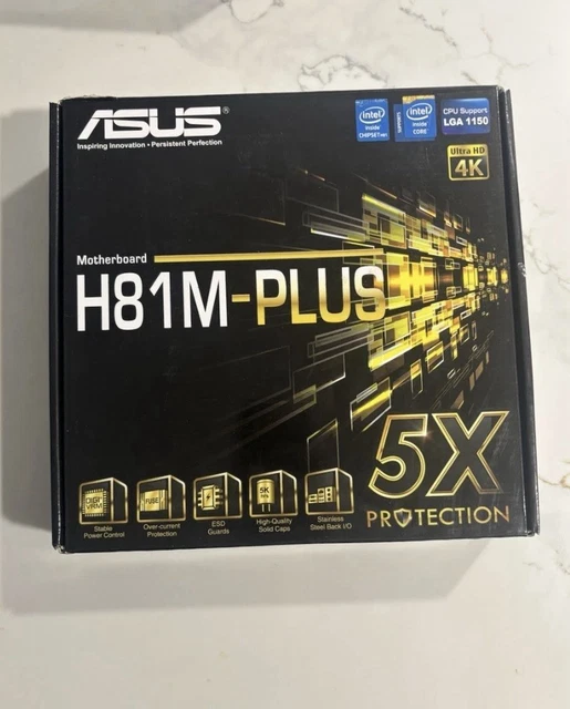 Asus H81M-PLUS Intel H81 1600MHz DDR3 LGA1150 uATX Anakart
