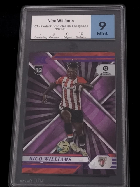 Lot De 5 Autocollants Panini Nico Williams Rookie - LaLiga 2021-2022 - Athlétic Bilbao