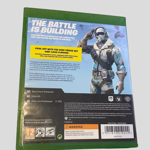 Fortnite Deep Freeze Bundle (No DLC) Microsoft Xbox One Boxed PAL 2